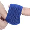 Elastic Blue/Black Knitted Basketball Finger Protectors - Soft & Breathable Sports Support (One Size)