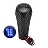 Car 6 Speed Gear Shift Knob Carbon Fiber Style with Light Replacement for 1 Series E81 E82 E87 E88 F20
