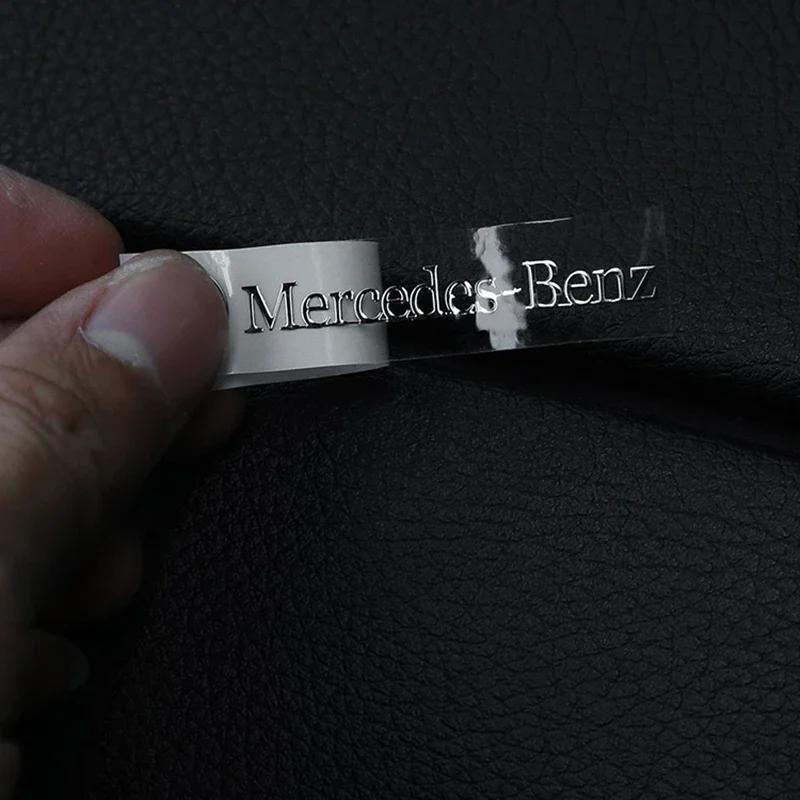 Car Sticker Car Metal Emblem Wiper Stickers Reflective Decor Decals For Mercedes benz A C E S Class CLA CLS W212 W213 W204 W205