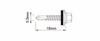 Self-tapping screws GT5 Z14 5.5x19mm RAL 9007