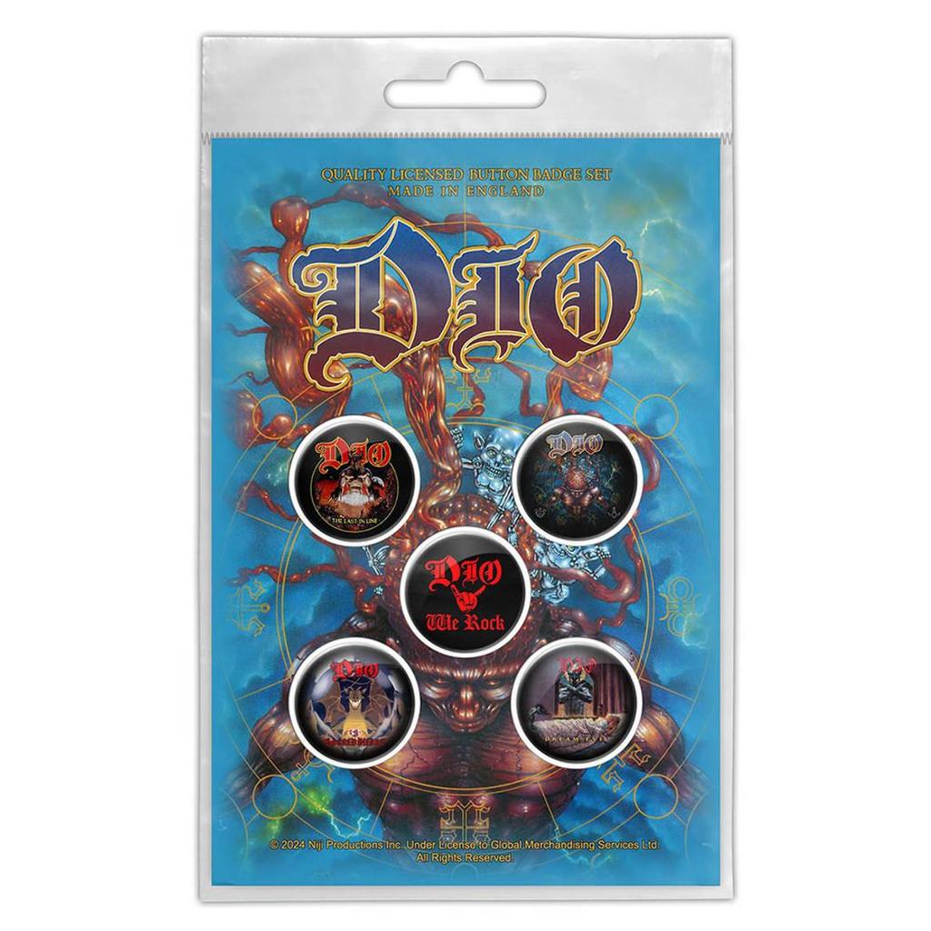 Dio Strange Highways Badge (Pack of 5)