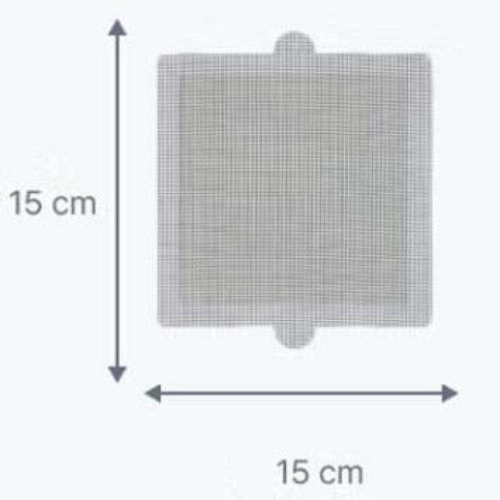 Abflussfilter Netz Haarfänger - 3 Stück (15x15) oder Netzreparaturflicken
