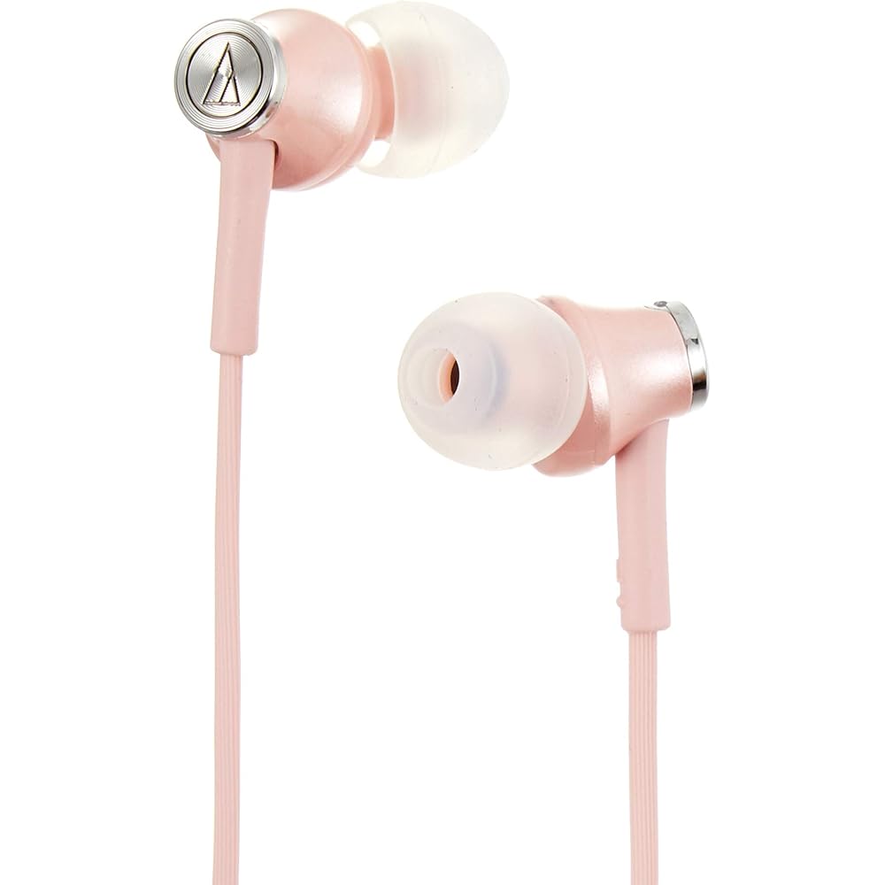 Audio-Technica In-Ear Headphones, Pink, ATH-CK350M PK
