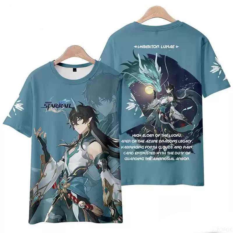 Role Playing Game 3D Printed T Shirts Men Women Short Sleeve O-Neck T-Shirt Harajuku Y2k Tops Clothing