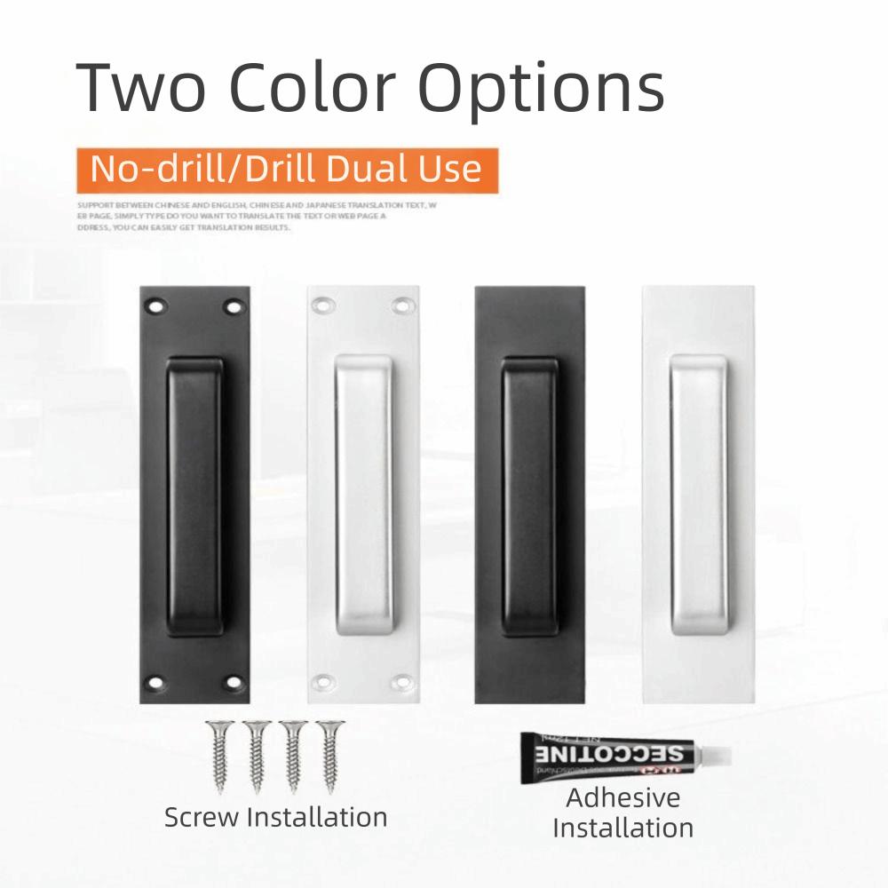 Sturdy Construction Aluminum Zinc Zinc Alloy Door Handle Drilling Installation Handle  Main Doors