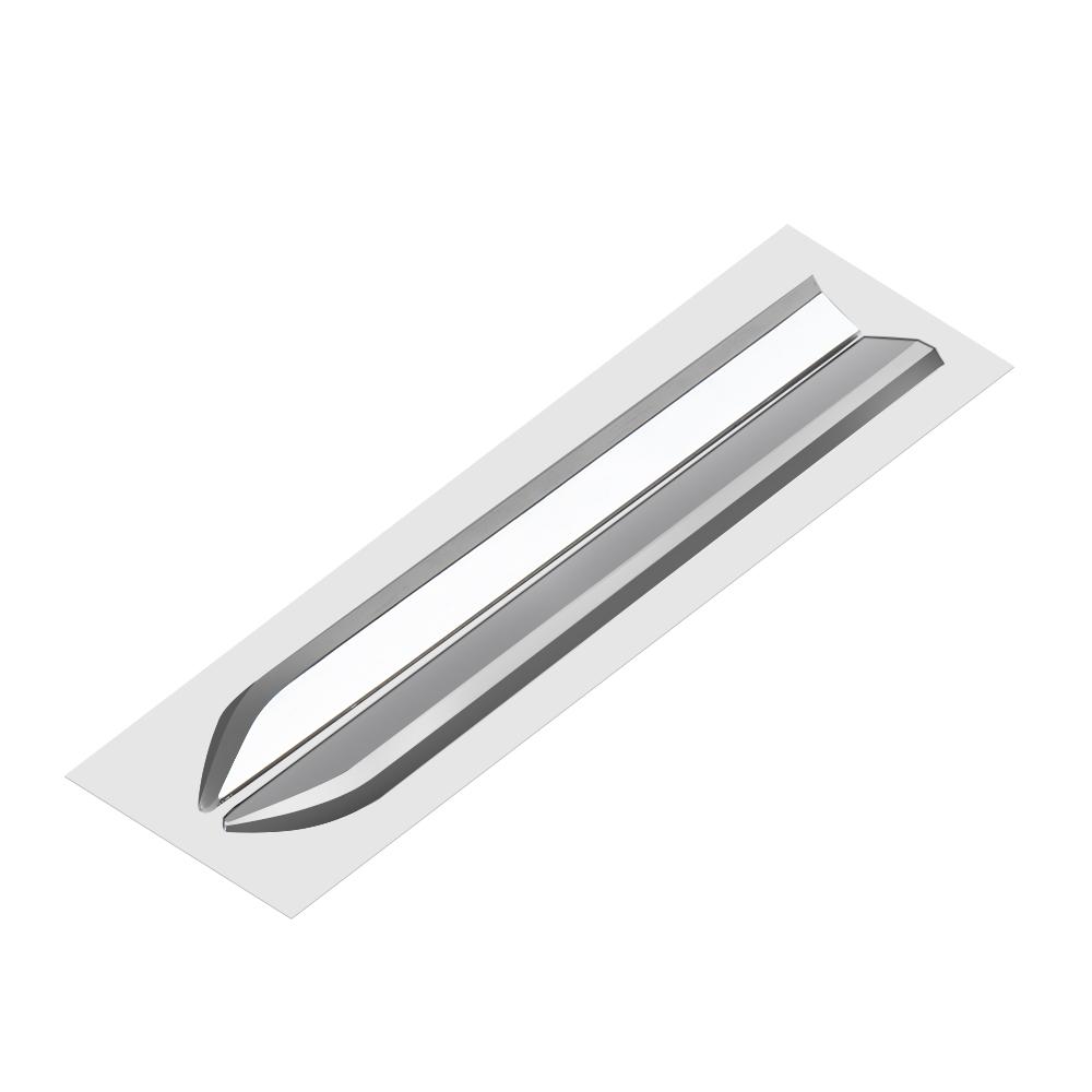 2PCS ABS RLINE GTI R 4 MOTION Badge Emblem Decal Car Fender Side Blade Sticker Auto Accessories For Volkswagen VW Tiguan L 2017 AY5
