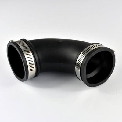 Flexible Elbow - KLASEBO - Flexible PVC Elbow 63mm - Tool-free Assembly - Reusable - Watertightness Guaranteed