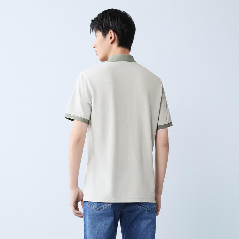 Septwolves Men's Cooling Jacquard Polo Shirt