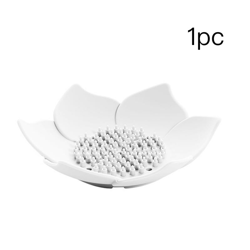 

Мыльница Tpr Лотос Цветок Формы Ванная Комната Простой Дренажный Поддон Туалет Туалет Стирка Доска Универсальный