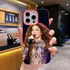 Shakira Mode Jelly Doppelschicht Rosa Handyhülle für iPhone 17 16 15 14 13 12 11 Air Pro Max Plus Schutz