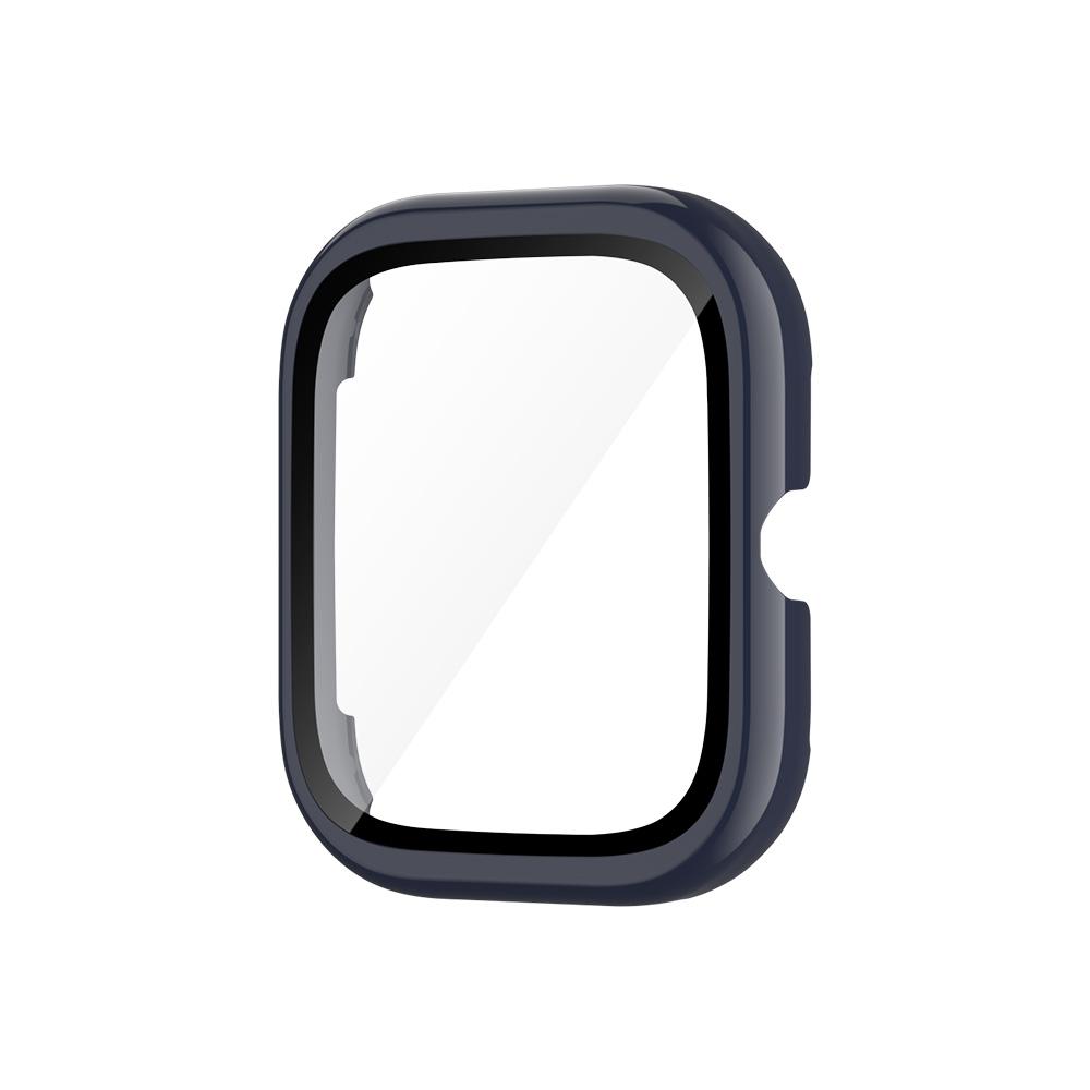 Чехол для Honor Choice Haylou Watch, Ультратонкий ПК Жесткость Встроенное Закаленное Стекло Полное Покрытие Защитный Чехол Оболочка. полуночно-синий