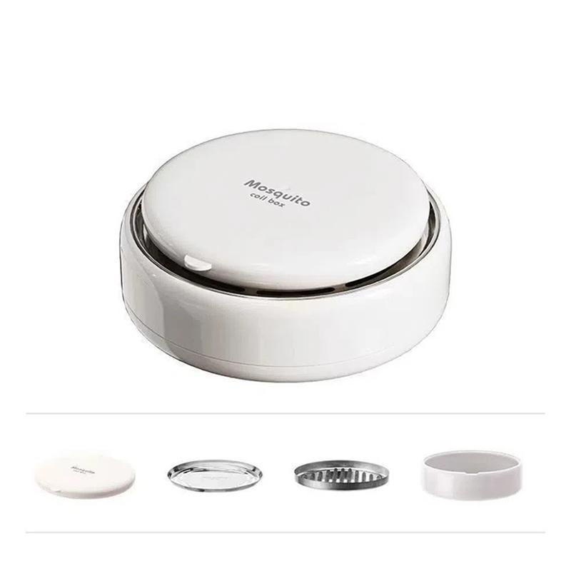 Anti-Mosquito Mosquito Coil Holder Stable Base With Tray Mosquito Coil Bracket Heat-Resistant Sandalwood Incense Burner Patio