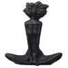 Black and White Minimalist Girl Sculptures for Living Room Decor – Special Offer