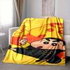 1pc Crayon Shin Chan Blanket Lightweight Flannel Blanket Throw Blanket For Sofa, Bed, Travel, Camping, Livingroom, Office, Couch