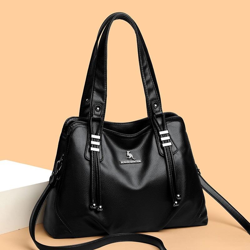 Trendige Damen Leder Schultertasche Multifunktionale Umhängetasche für den Alltag