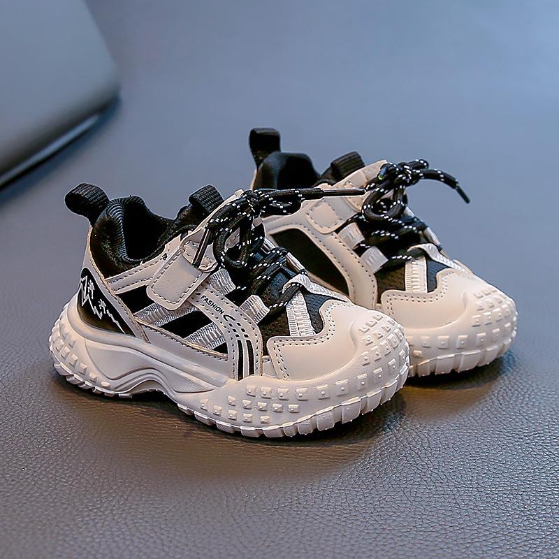 Children's shoes 2025 spring and autumn new girls sports shoes boys baby casual shoes children soft-soled dad shoes