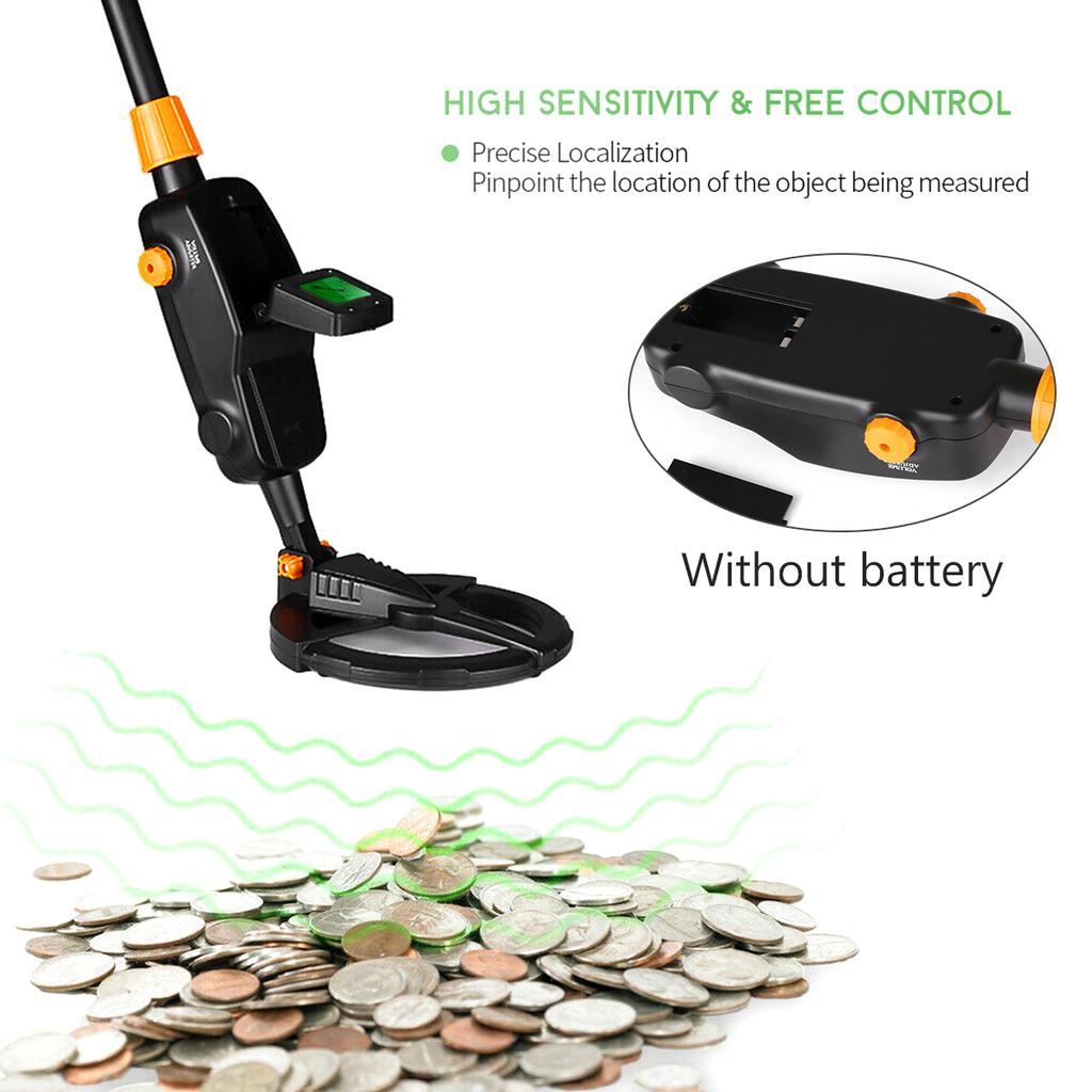 Underground Metal Detector High Sensitivity Beach Treasure Finder Gold Silver Jewelry Treasure Search Finders Waterproof