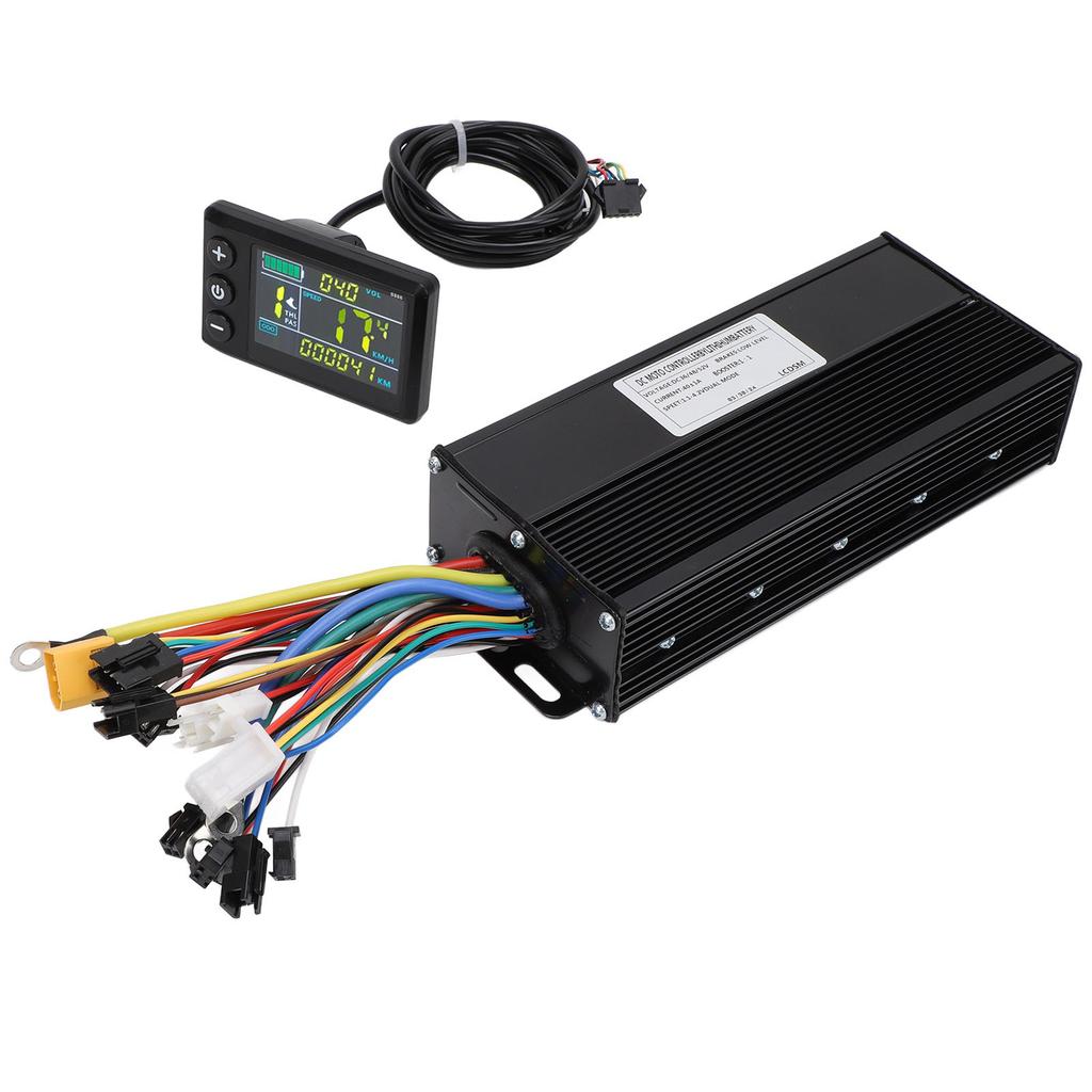 Elektrisches Fahrrad-Bürstenloser Motor-Controller-Kit Professionelles S866-Farbdisplay 40A Dreifachmodus
