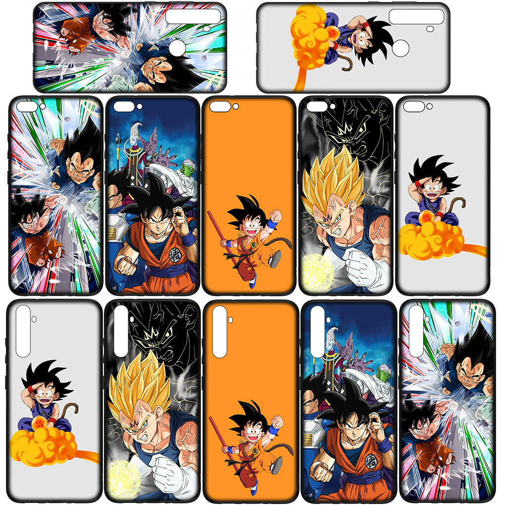 Etui na telefon do iPhone 17 15 16 Plus Xiaomi Poco X7 X6 F8 F7 M8 C85 C75 Redmi Note 14 12 11 13 Pro Max 14C 13C 15C Komiksy Dragon Gokus Vegeta IV Kule