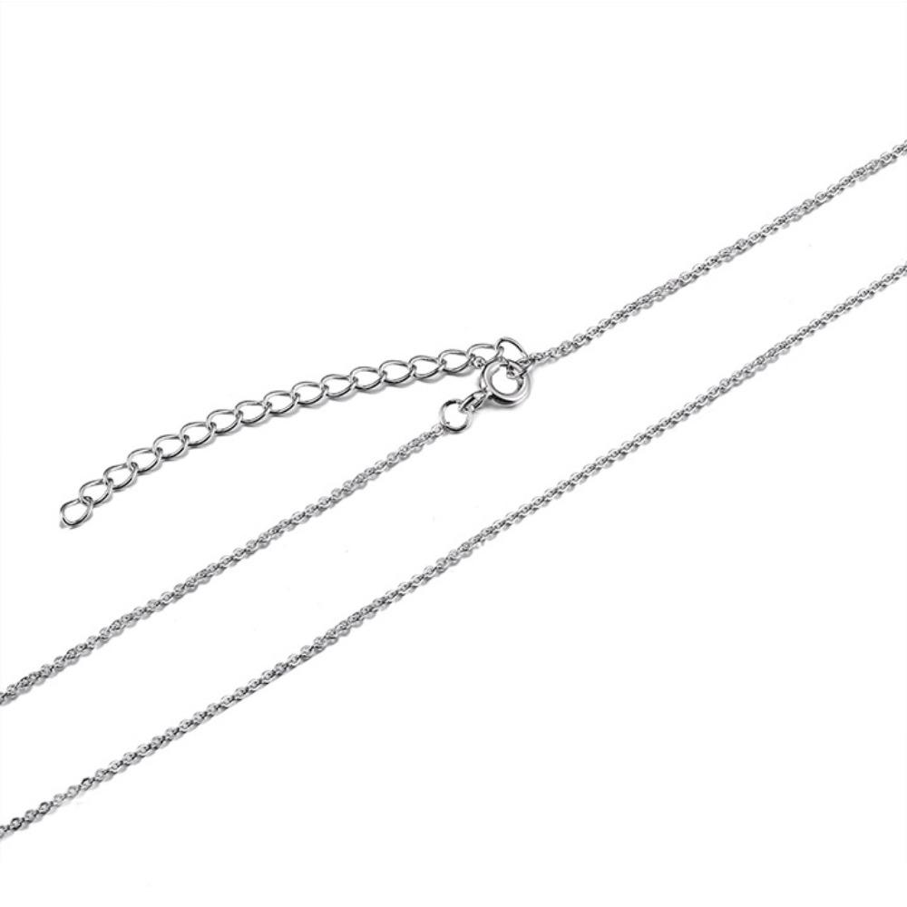 Handmade chain Adjustable silver chain Cross chain Chain accessories Silver accessories S925 Necklace chain