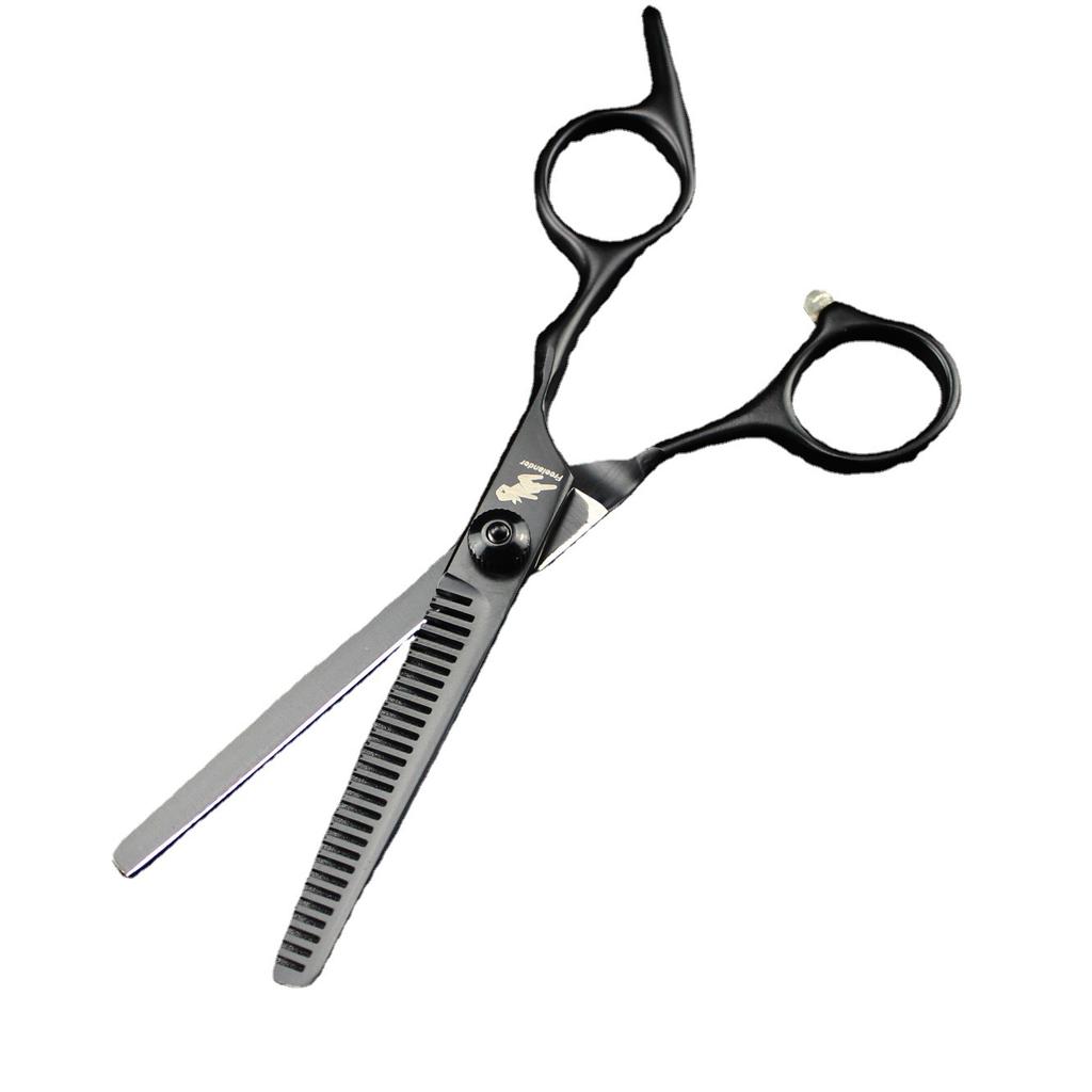 6.0 Inch High Screw, Black, Black Gold Paint, Hair Scissors, Hair Scissors, Flat Scissors, Thin Scissors 03-05