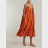 Spot 8078 Umstands-Strandkleid: Europäischer und amerikanischer Stil, sexy ärmelloses Swing-Sommerkleid für Damen