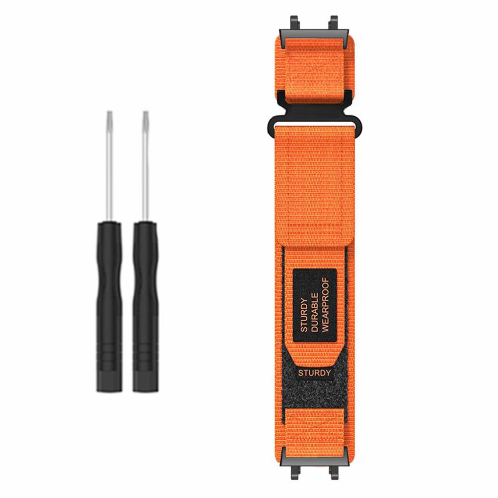 For Huami Amazfit Active Edge (A2212) Sports Smartwatch Strap Magic Tape Design Nylon Band