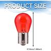 10 PCS 1156 Car Halogen Brake Light, P21W 1141 S25 High Brightness Light Red