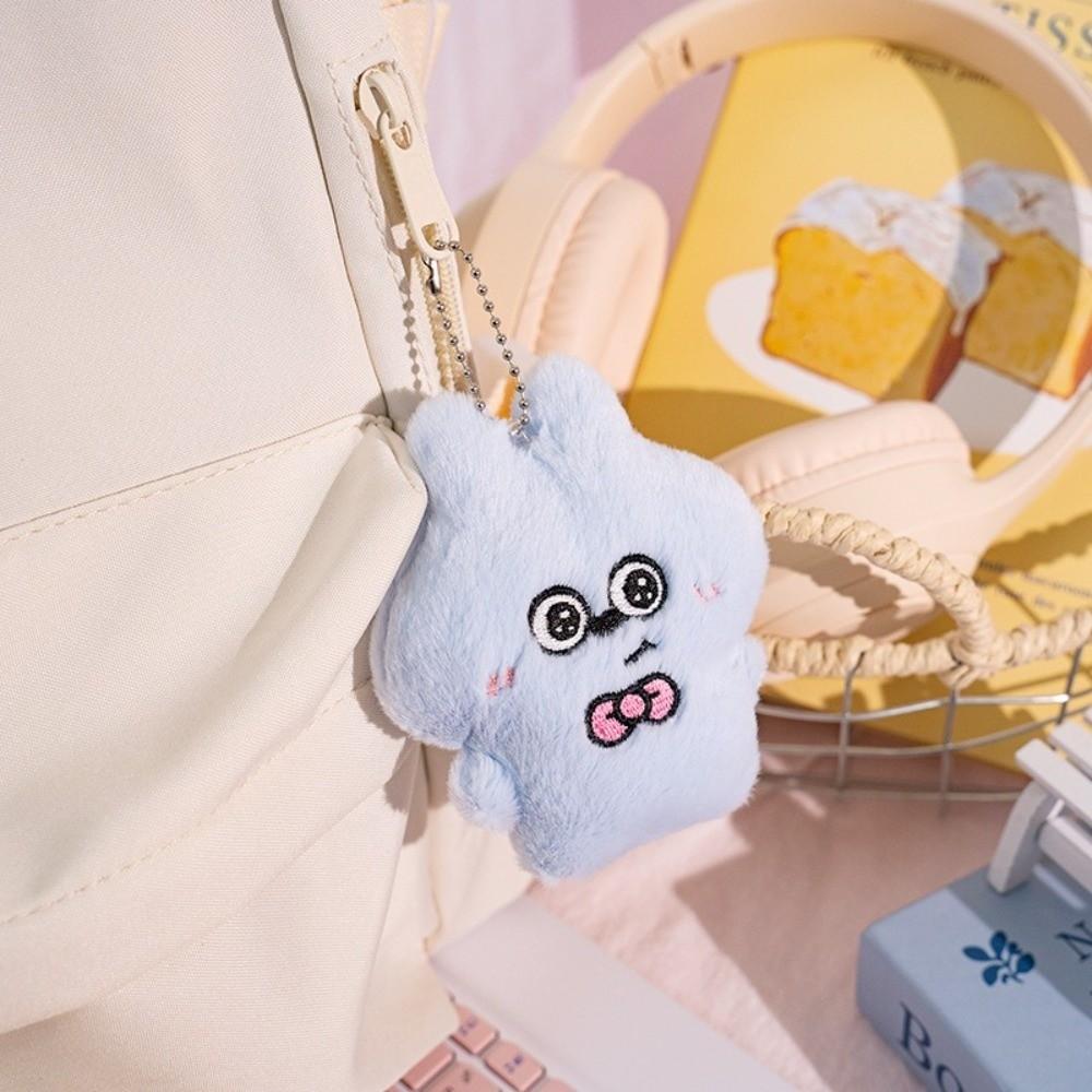 Key Ring Squeezing Keychain Friendship Rabbit Pendant Cute Plush Rabbit Keychain  Bag Decor