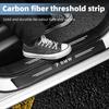 New Carbon Fiber Car Door Sill Protector Stickers For BMW M E46 E90 E60 F30 E39 F10 F20 E87 E36 F20 F30 X1 X3 X5 X7 1 2 3 5