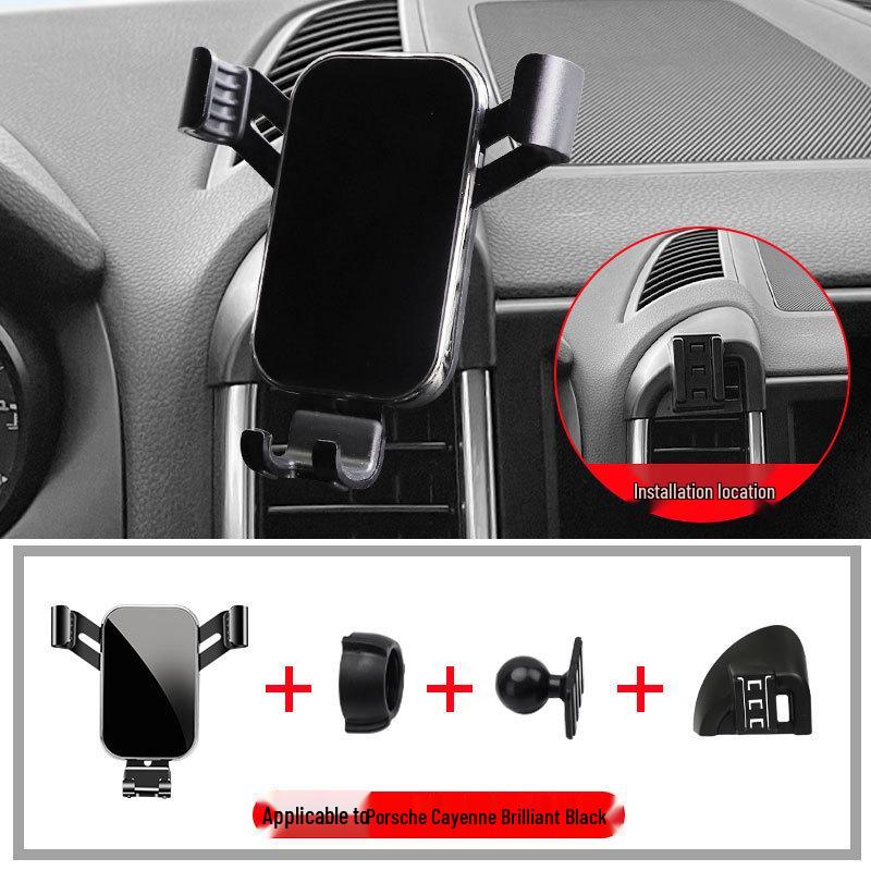 Wireless Charging Phone Holder for 10-15 Cayenne