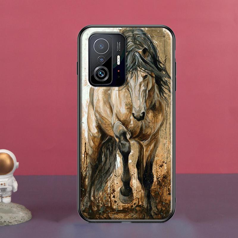 ציור חיה סוס עבור POCO X5 X3 F5 Pro X4 F4 GT M5s C40 F3 כיסוי עבור Xiaomi 13 Lite 12 11T 12T Pro 12X