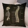 Home Decor Anatomy-Themed Digital Printed Pillow Covers Pattern Cushion Cover Suitable For Sofa Bedroom Car Pillow Cover