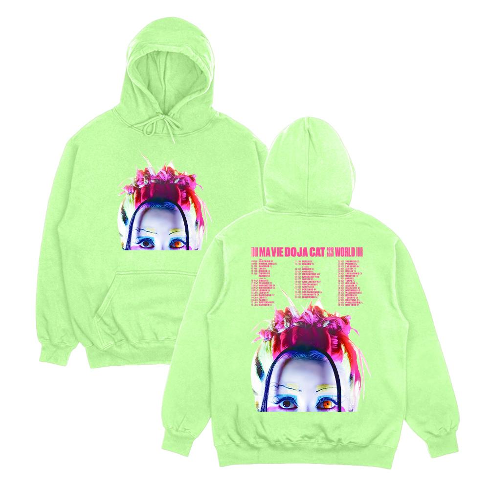 Y2k Hip Hop Hoodies Doja Cat 2026 Welttournee Pullover Lässig Locker Unisex Kleidung Mode Vielseitiges Sweatshirt Lässig