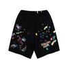 Nouveaux shorts décontractés pour hommes et femmes, style identique, avec impression graffiti éclaboussures d'encre GALLER, collection printemps-été 2024, une pièce sera envoyée par lots