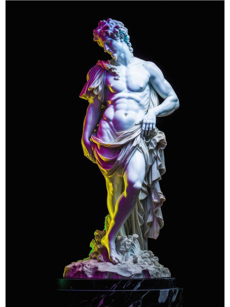 Vintage Apollo Marble David Popolo Poster Canvas Painting Abstract Statue Wall Art For Modern Living Room Home Decor Cuadros