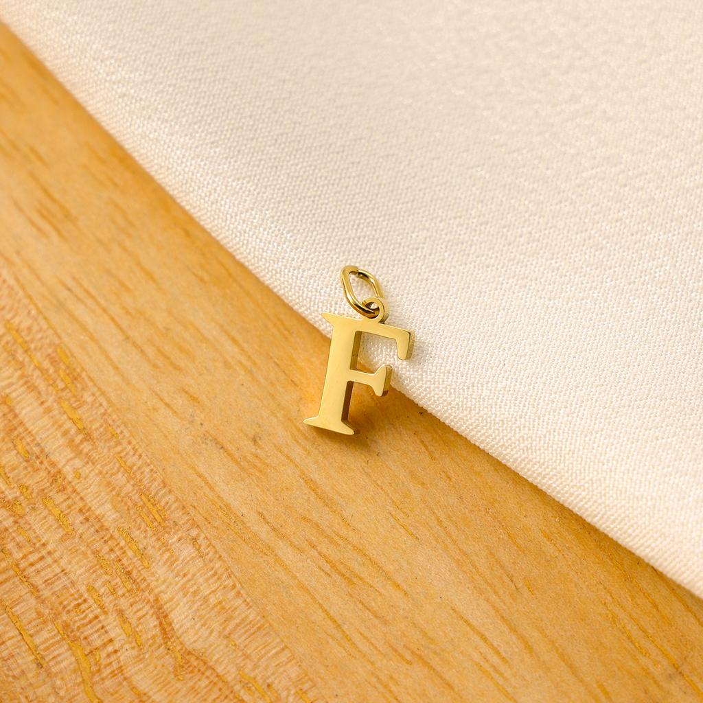Small Luxury Initial Charm Pendant Set, DIY Letter Necklace Making Supplies, Everyday Wear Accessories for Women