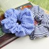 Cotton Hair Scrunchies Set Fashion Simple Basic Elastic Hair Bands Ponytail Holder Dot Stripe Scrunchie Hair Tie For Girl Women