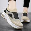 Woman Footwear Spring Autumn Slip on High Platform Mesh Breathable Shoes for Women Stylish Light Offer Casual Original Sale 39
