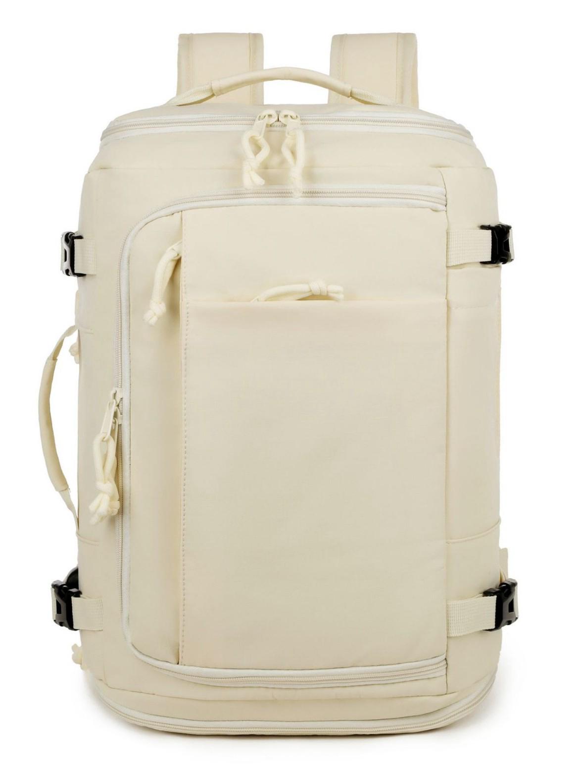 

Versatile Travel & Business Backpack: Spacious, Multi-Pocket Design for Laptops білий