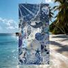 Marine life Blue hues Towel For Swim Yoga Gym Quick Drying Soft and skin-friendly Beach Towels All-Season
