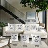 Creative Man Face Cushion Cover Inspired Decorative Pillow Sofa Home Decor Case Pillow Cases