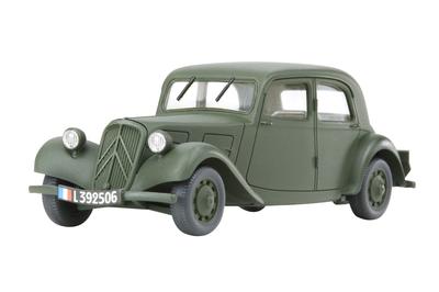 Tamiya Military Miniature Collection 48 French Army 11CV Staff Car Painted and Assembled Model 26548 1/48 No. Citroën