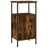 VidaXL Bedside Table Smoked Oak 41x31x80 Cm Engineered Wood 825927