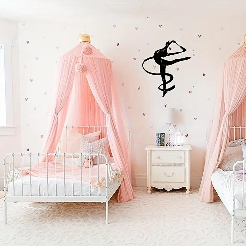 

CIFBUY Гимнастическое металлическое настенное художественное украшение, черное настенное подвесное украшение, контурное настенное художественное украшение для дома, спальни