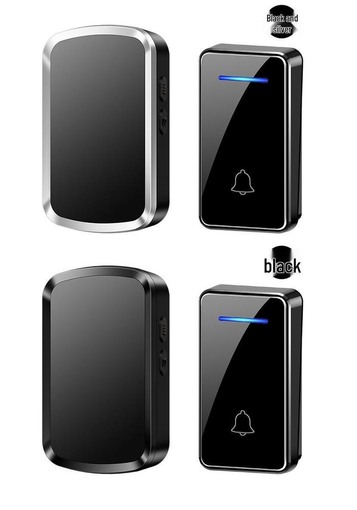 Wireless Self-Powered Smart Doorbell with Call Button - No Battery Needed