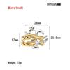 Intelligence Puzzle Zinc Alloy Disentanglement Rings - Unlock Nine Linked Rings Kongming Luban Lock Educational Toy