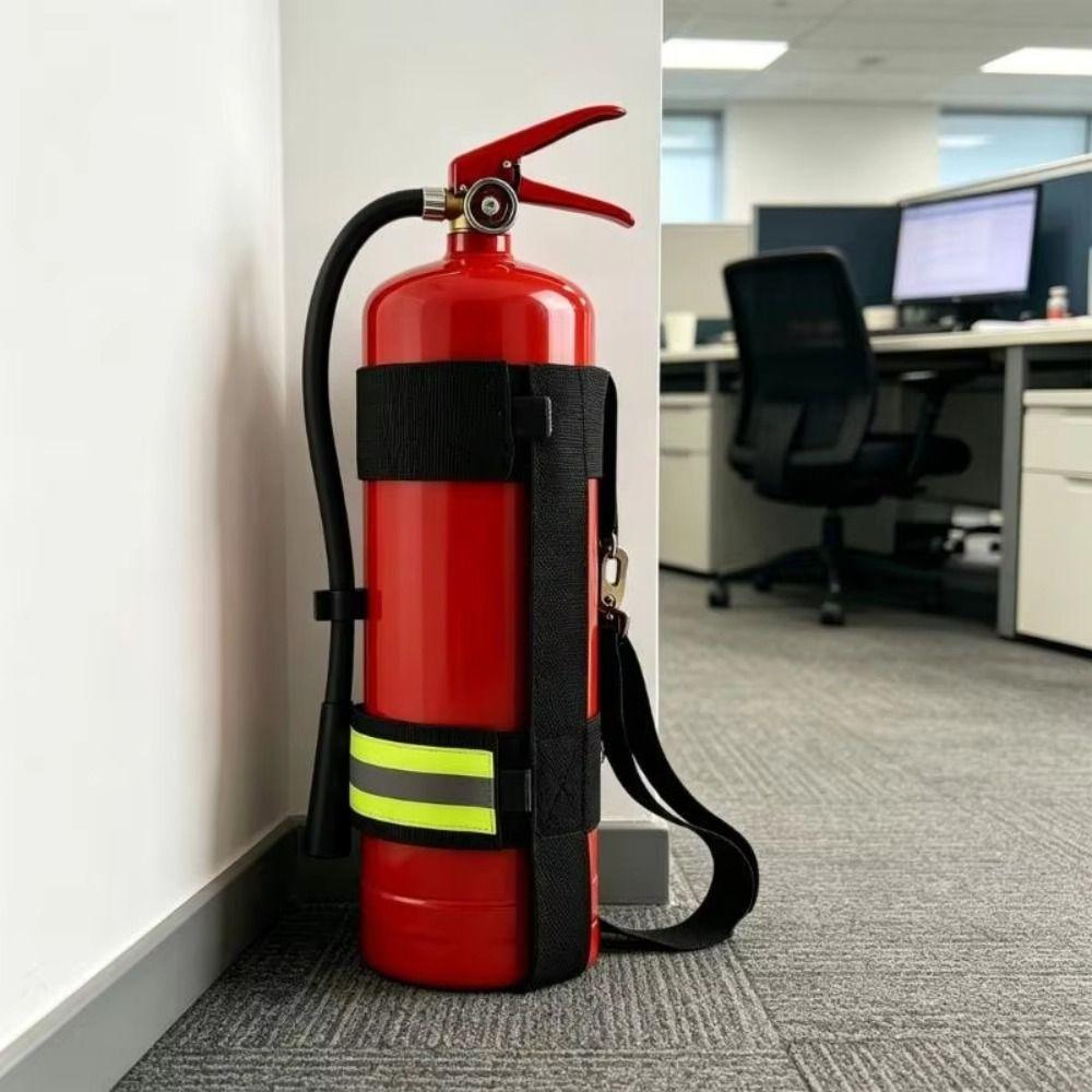 Heavy Duty Extinguishers Carriers Strap Flame Retardant Webbing Strap Nighttime Visibility