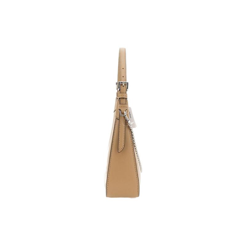MICHAEL KORS Wilma classic presbyopic chain leather armpit bag crescent bag hand shoulder bag women's light brown