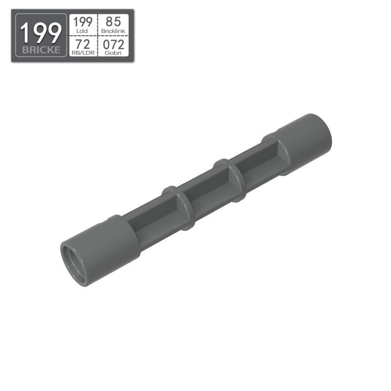 BRICKE Spiral Stair Shaft Pillar 1x1x1⅓ Compatible with Lego 40244 Building Blocks Single piece